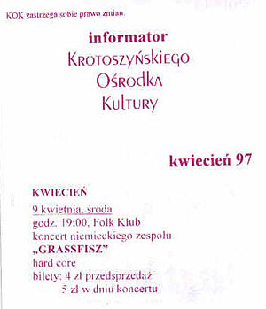 Flyer in Krotoszyn